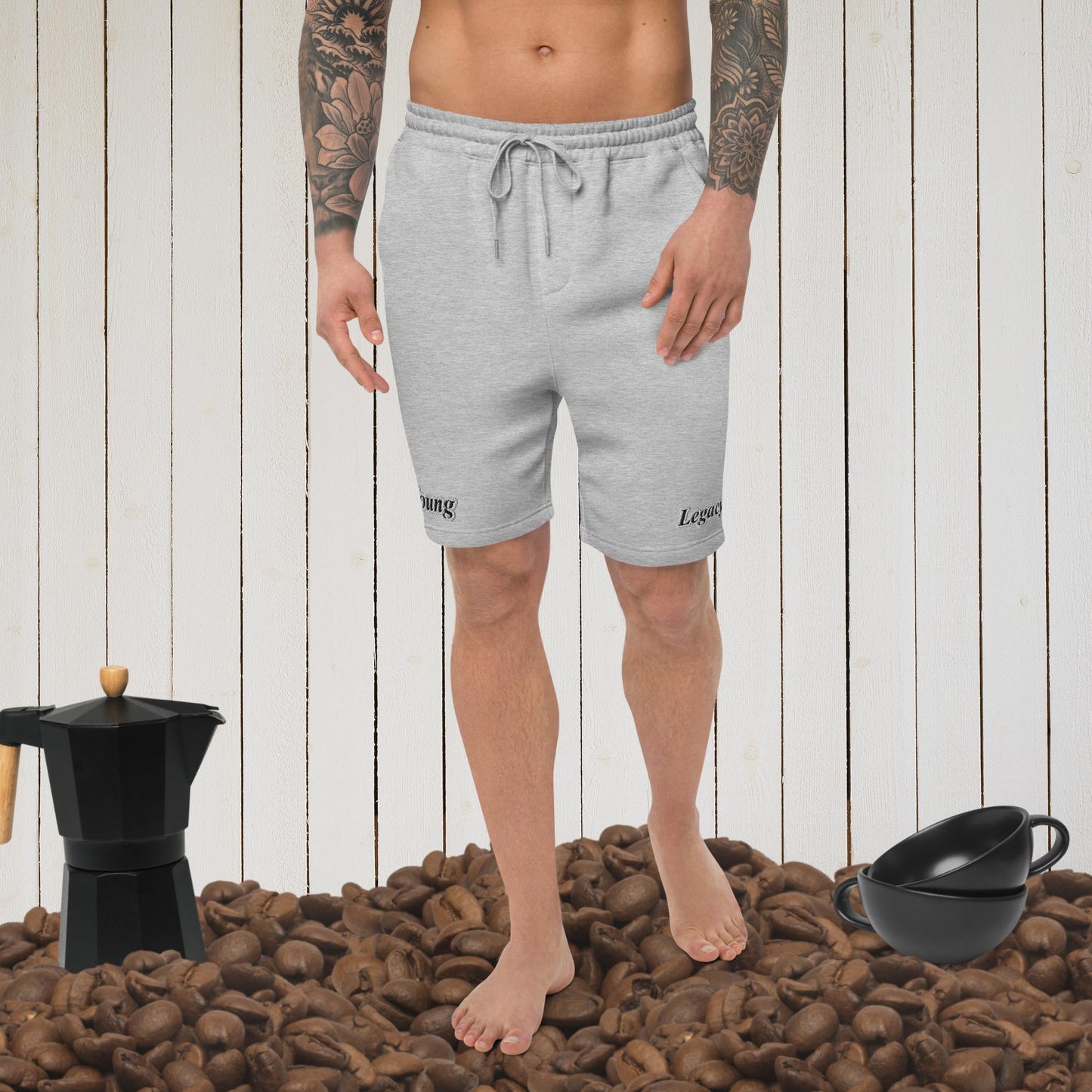 YL Men's fleece shorts