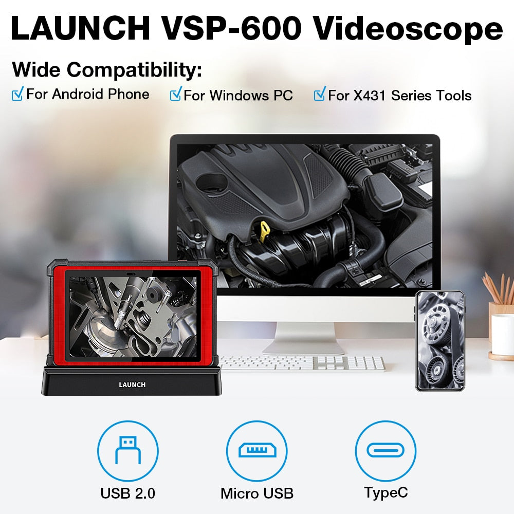 LAUNCH VSP600 Videoscope Camera Endoscope